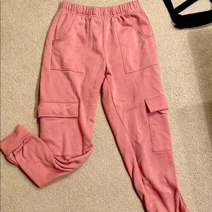 Pink L.A hearts joggers
